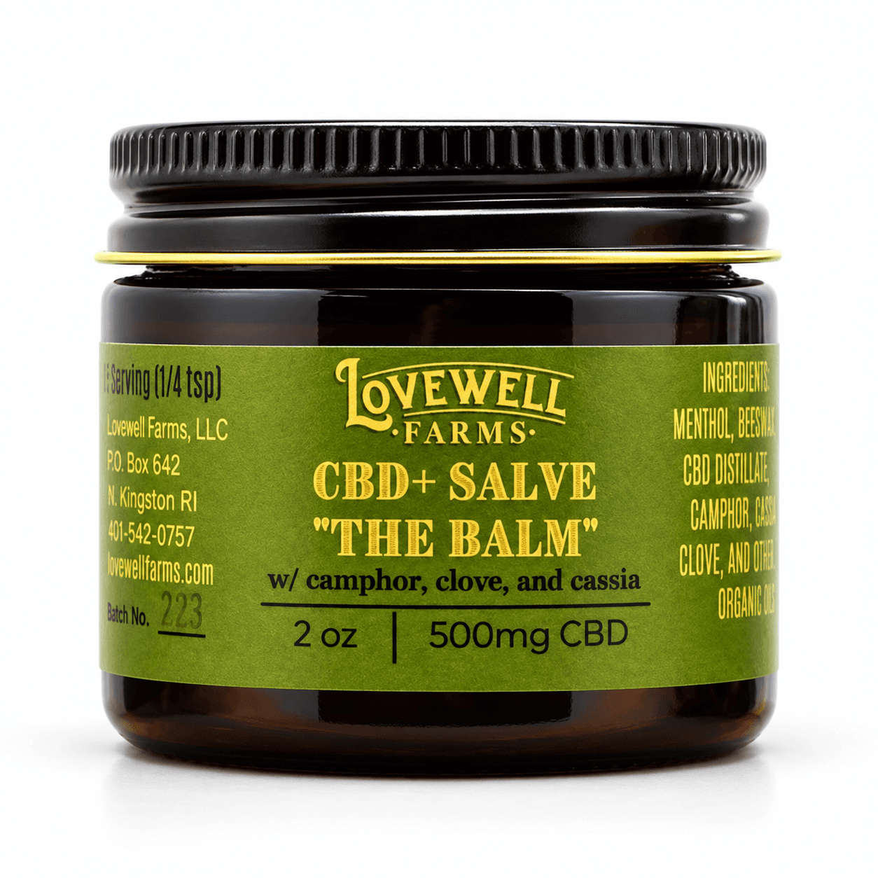 500 mg The Balm CBD+ Salve