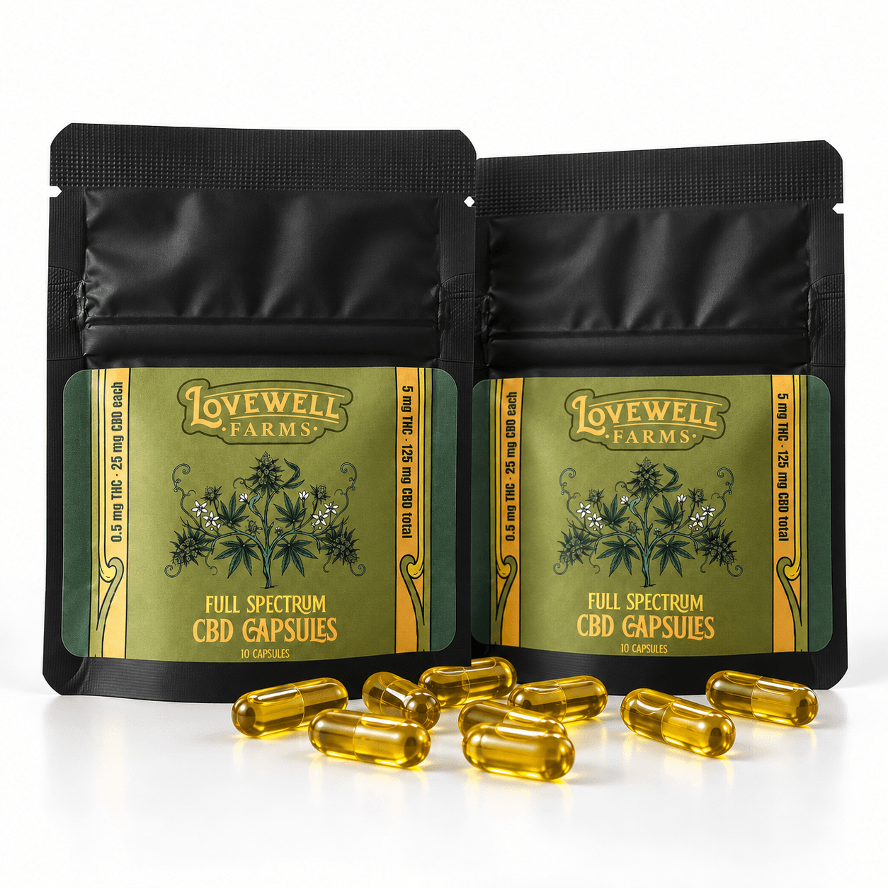 25 mg Full-Spectrum CBD Capsules Duo