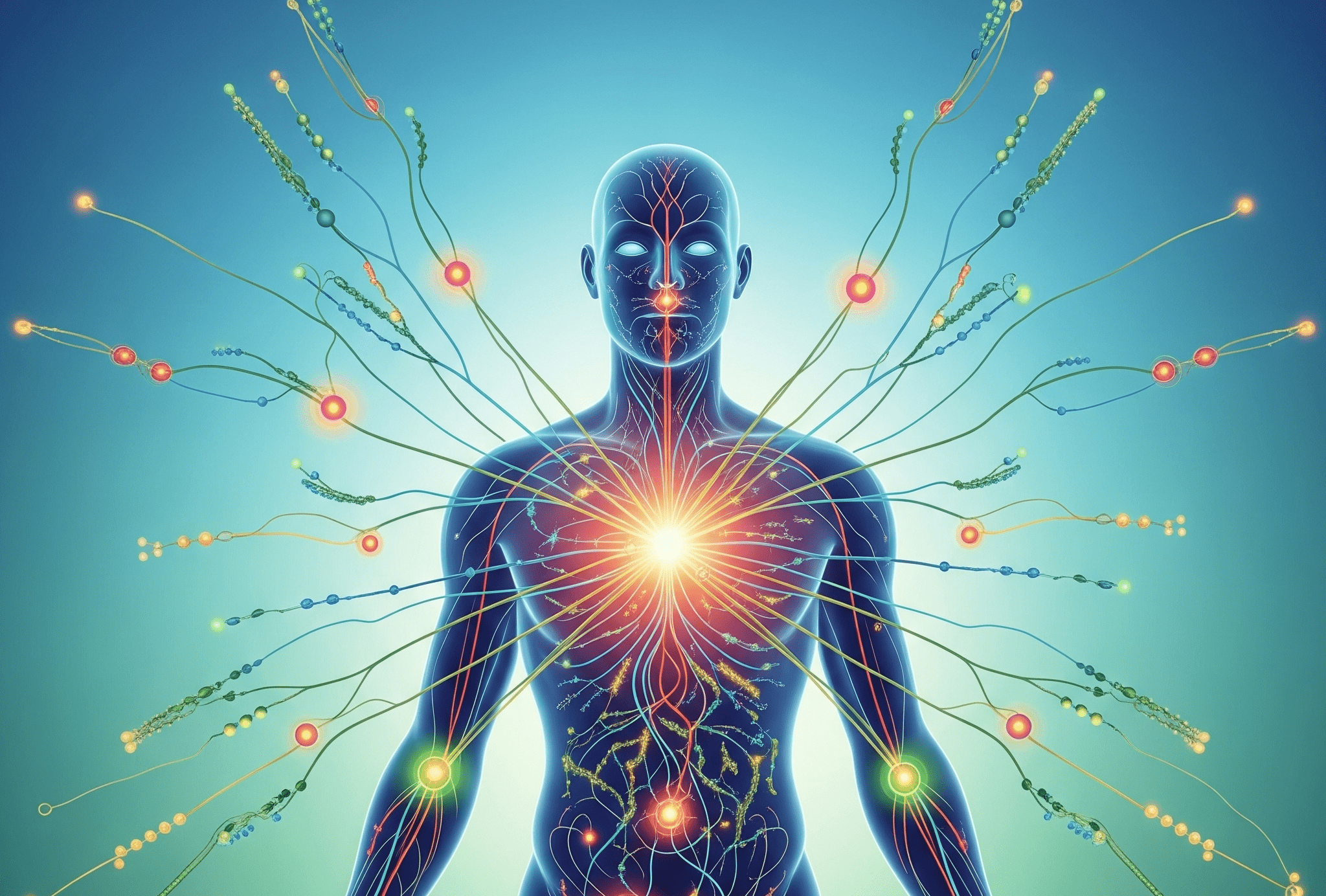 Image simulating CBD and the Endocannabinoid system.